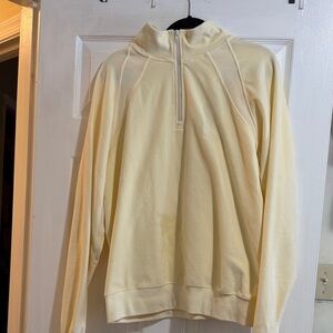 OVO drake Men's Cream Half-Zip Sweater Authentic NWT- size large